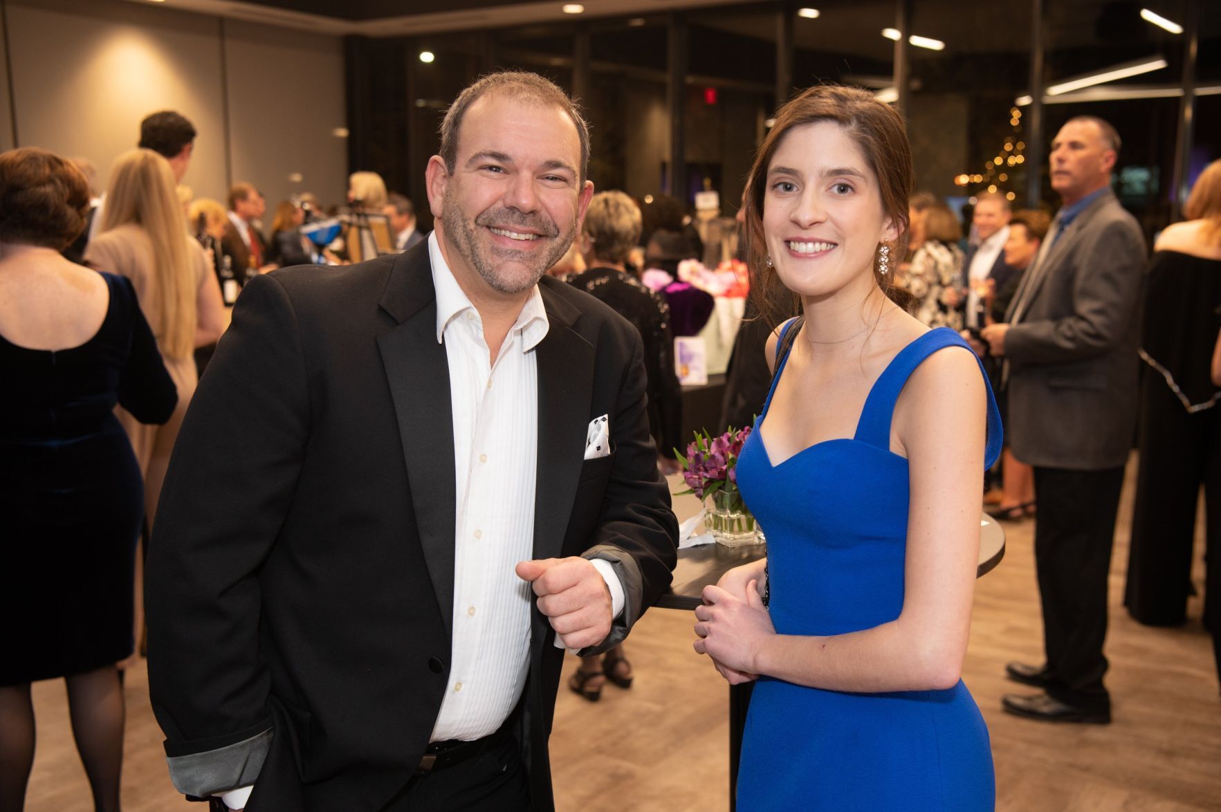Rick Duplissie, general manager at Kirkwood Performing Arts Center, and Lily Buehler